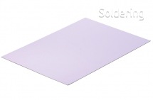  Polystyrenová deska bílá Modelcraft, 330 x 230 x 0,5 mm 